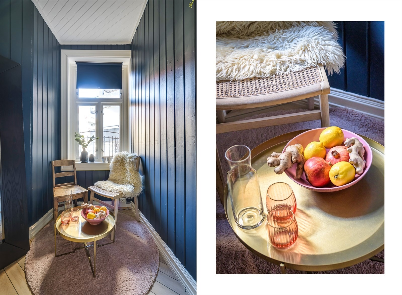 Hyggelig hjørne perfekt for en mindre spiseplass. Galleribilde