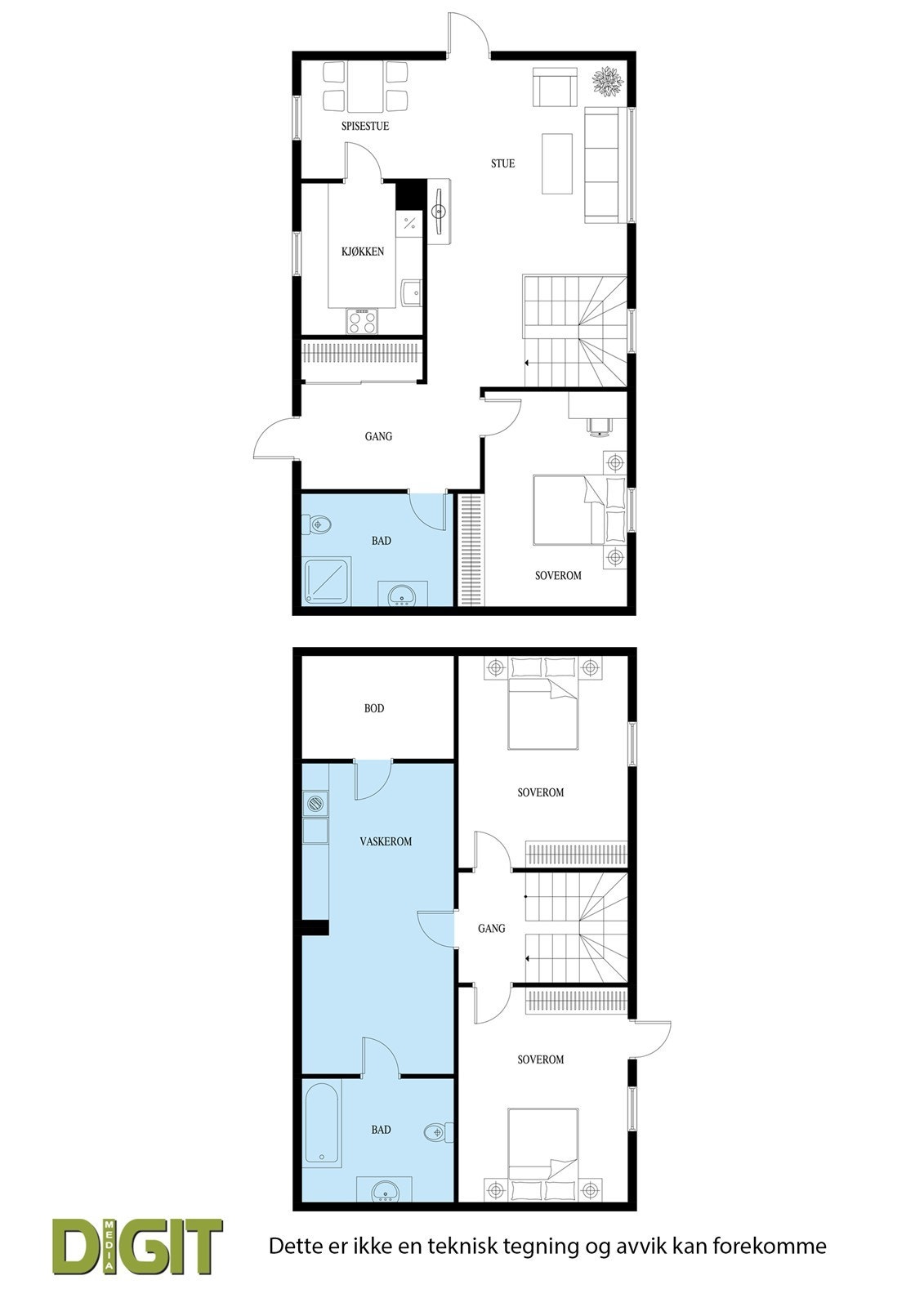 Plantegning Galleribilde