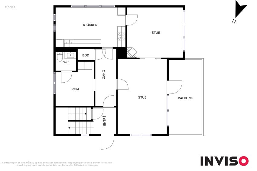 Planskisse 1.etasje Galleribilde