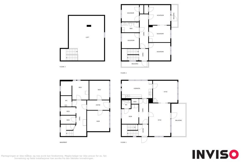 Oversikt planskisse Galleribilde