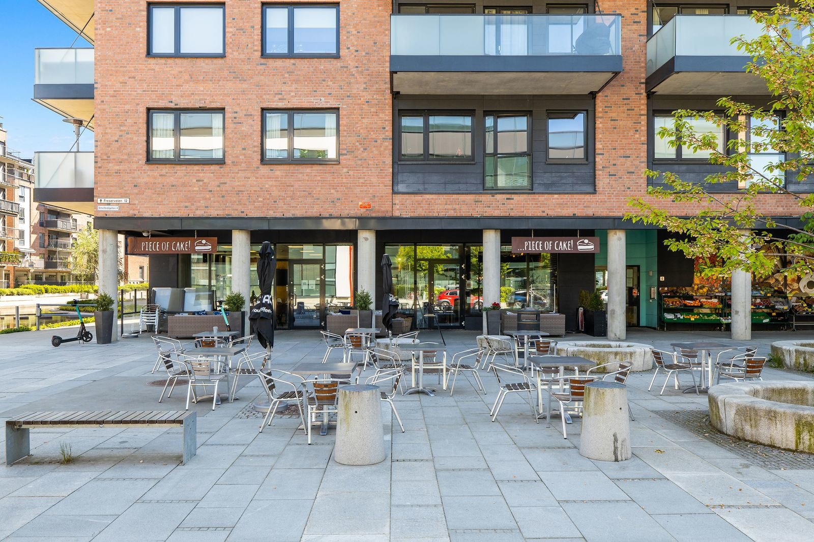 Nærområdet | Fra leiligheten er det kort vei til Kværnerbyen. Galleribilde