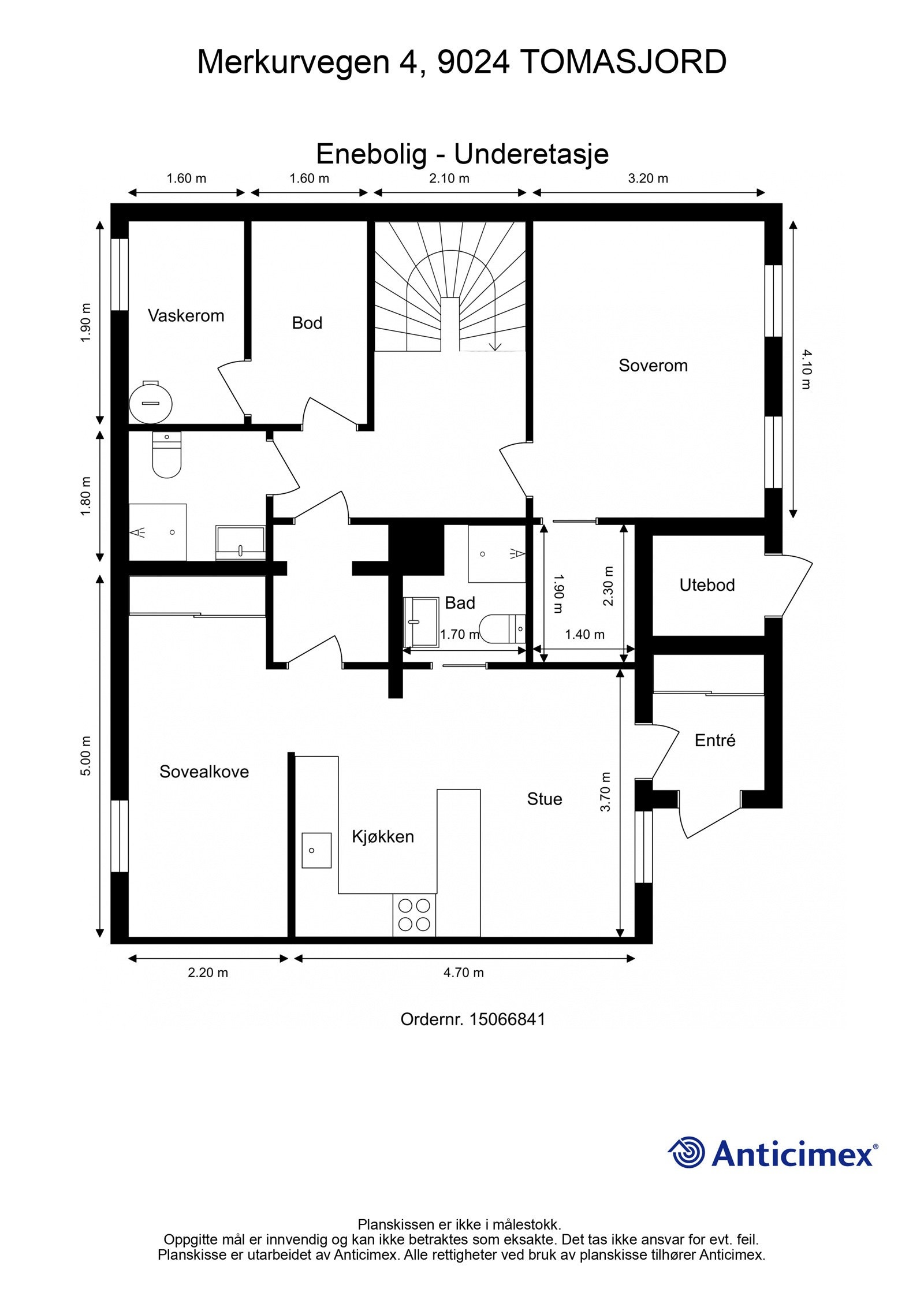 Planløsning underetasje Galleribilde