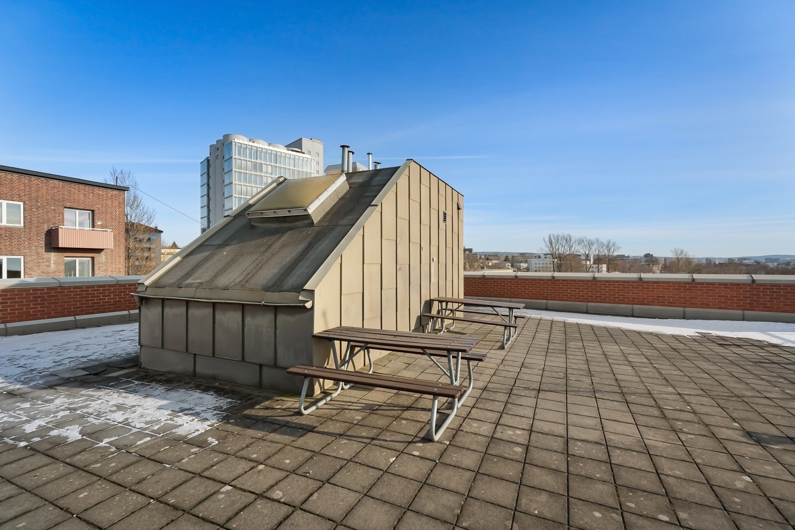Felles takterrasse. Galleribilde