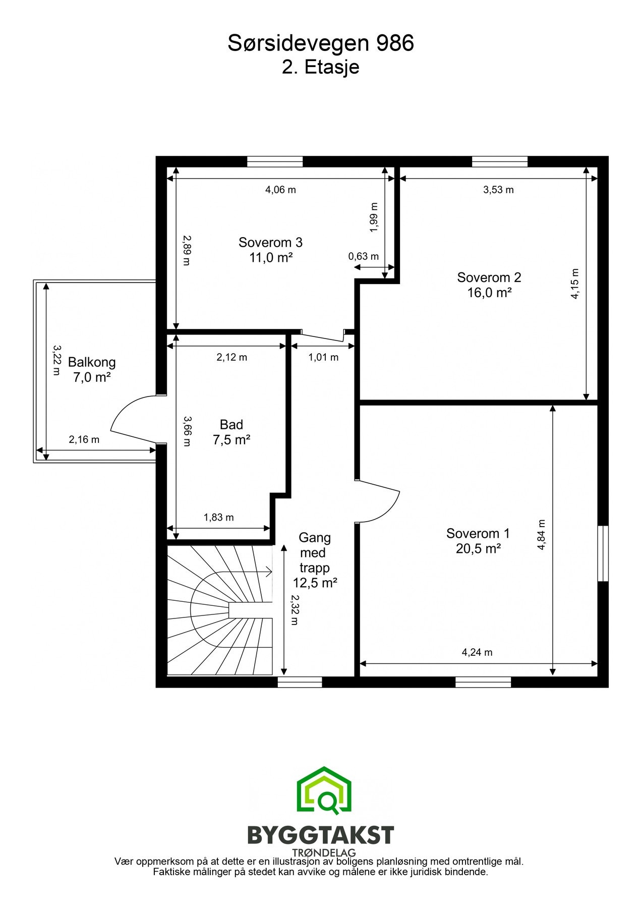 Plantegning 2. etasje. Galleribilde