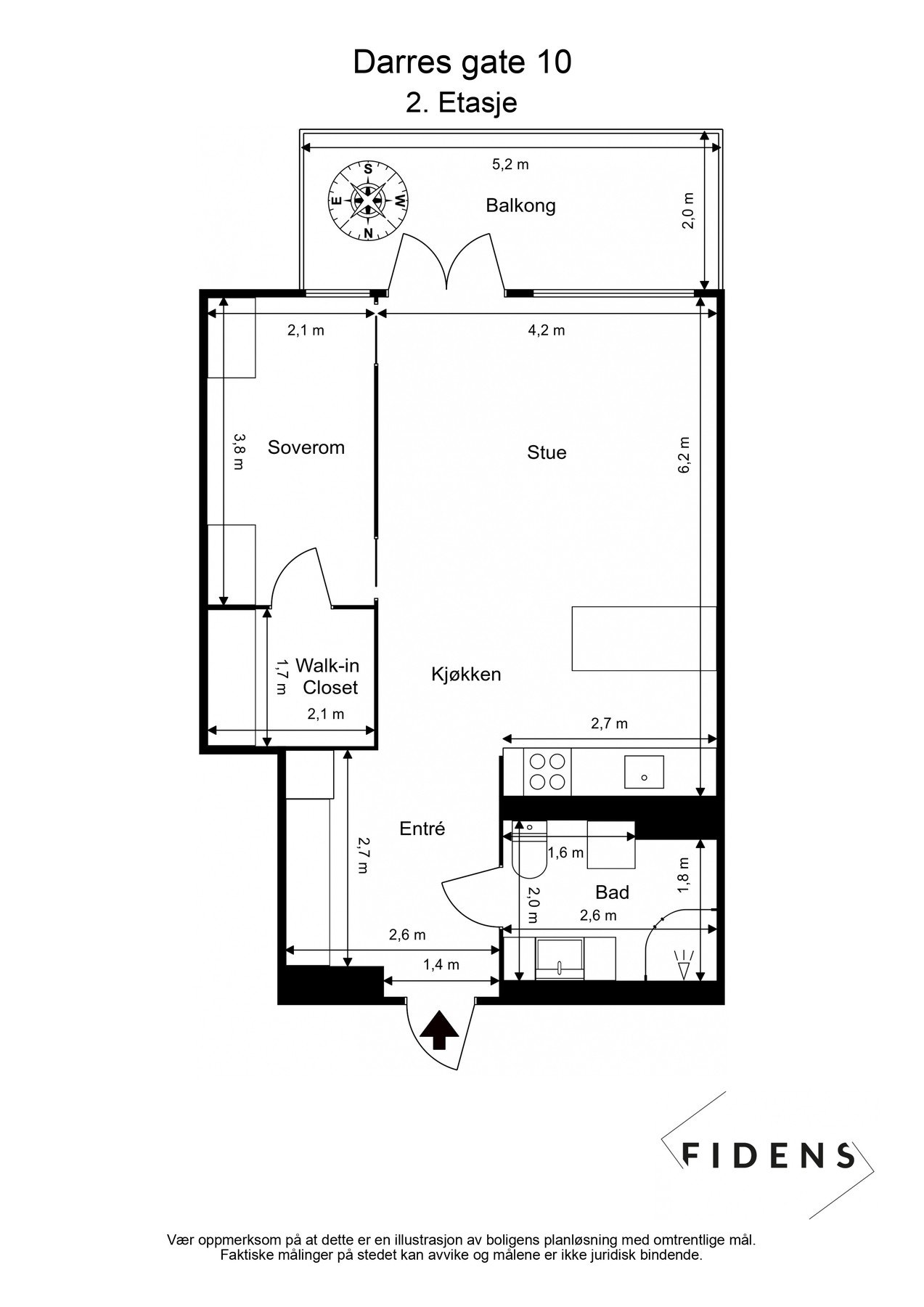 Plantegning 2.etasje. Galleribilde