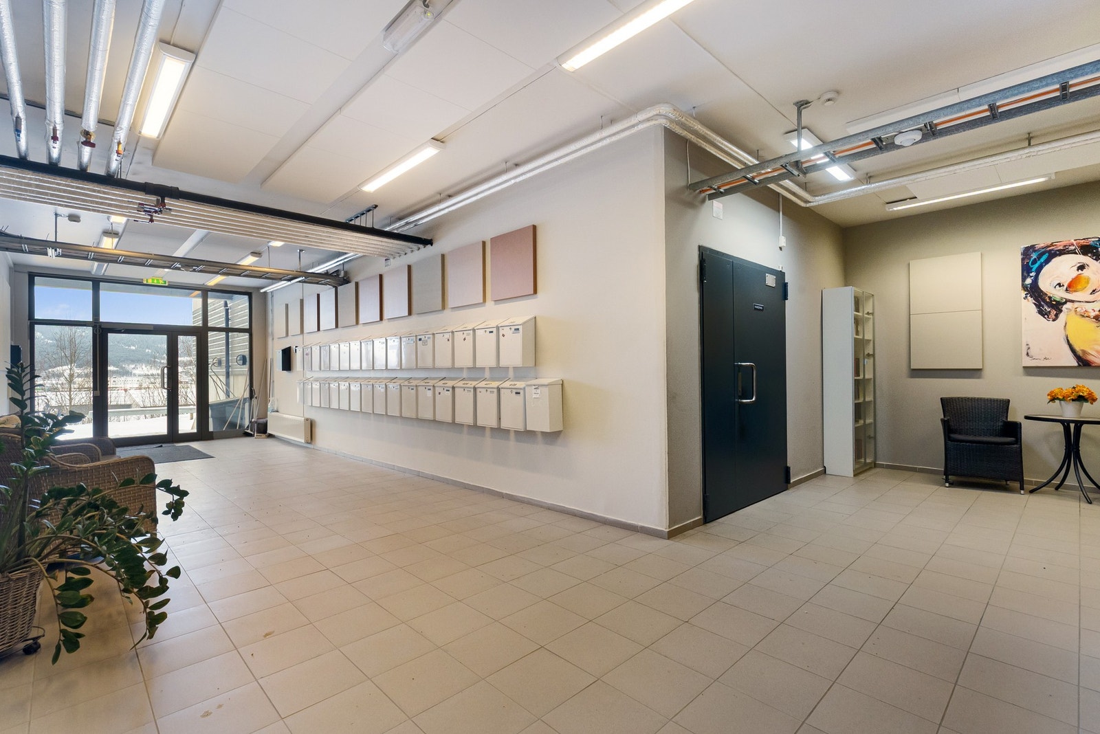 Inngangspartiet til bygget Galleribilde