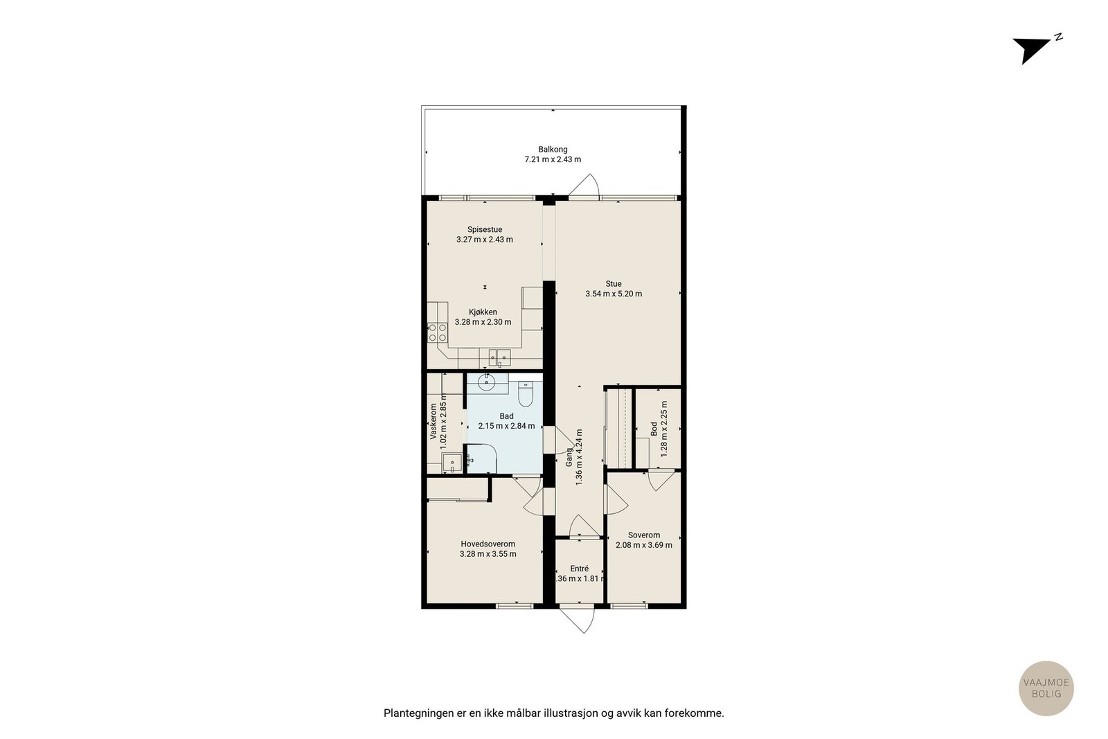 Gjør deg kjent med plantegningen Galleribilde