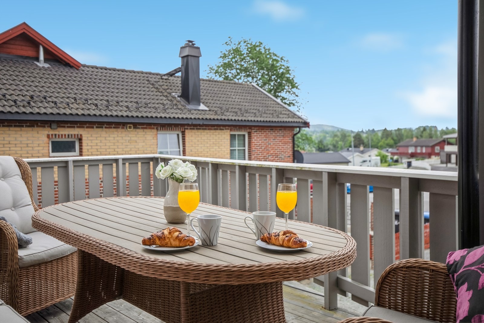 Her kan man virkelig nyte de flotte sommerdagene. Galleribilde