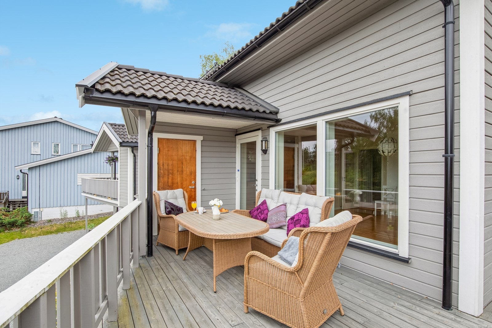 Flott terrasse v/stue på 33 kvm. Galleribilde