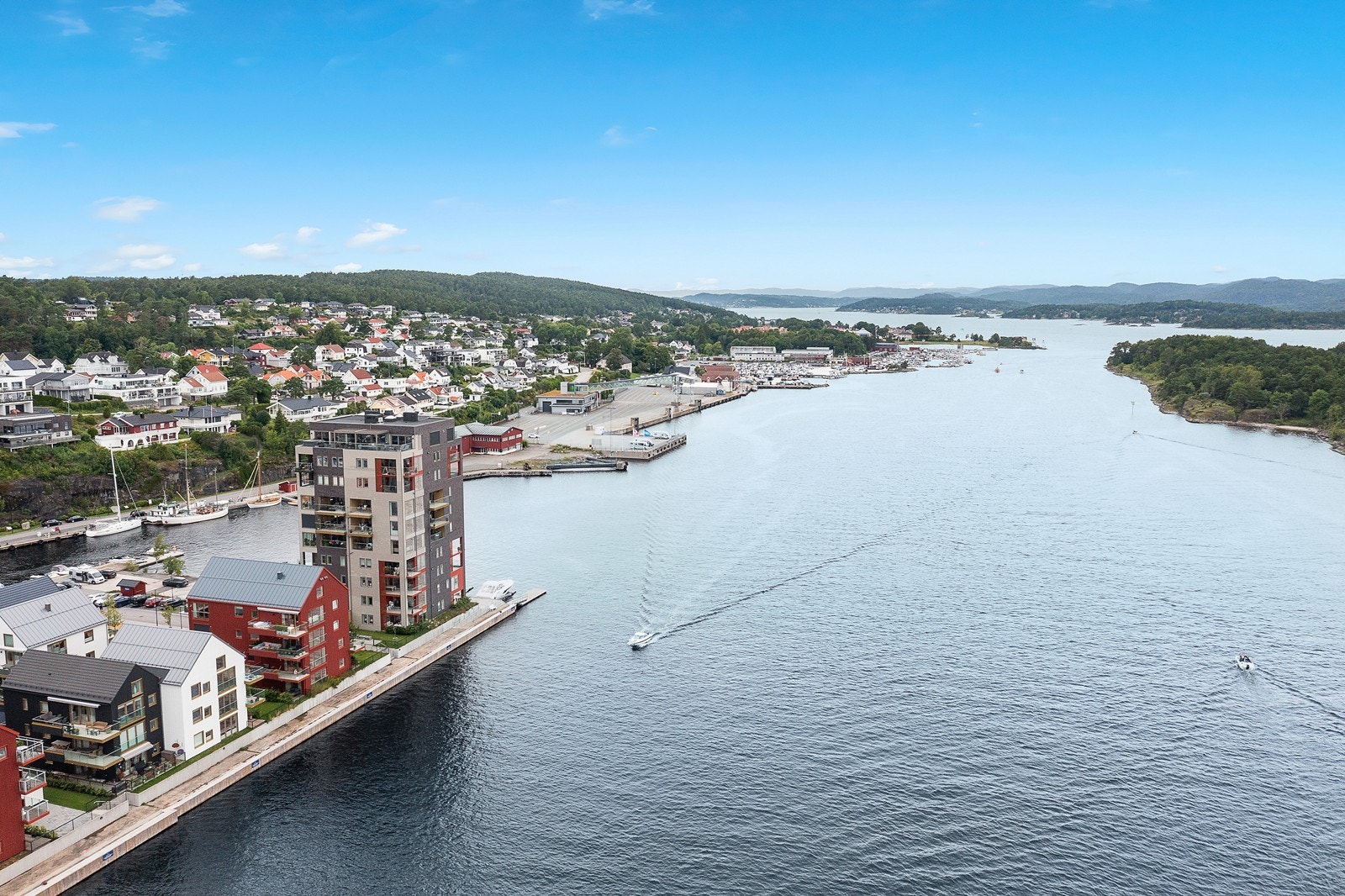 Dronebilde Galleribilde