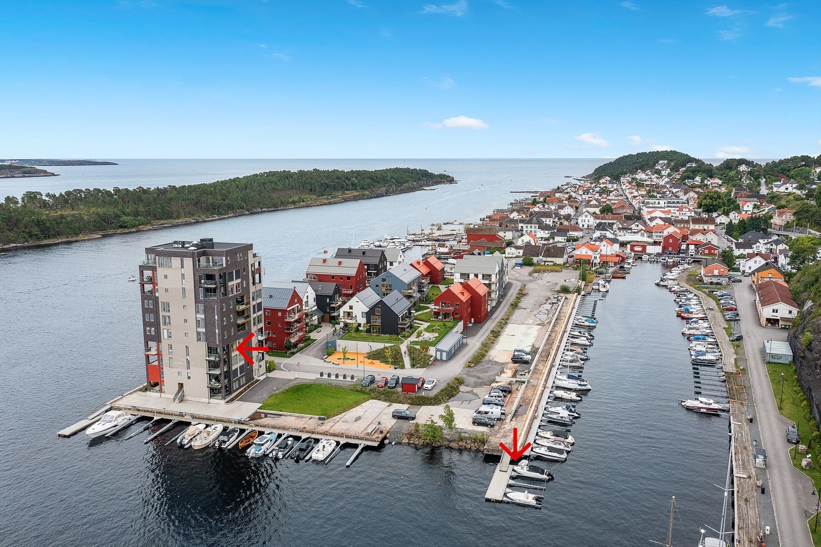 Kort gange fra leilighet til egen båtplass! Galleribilde