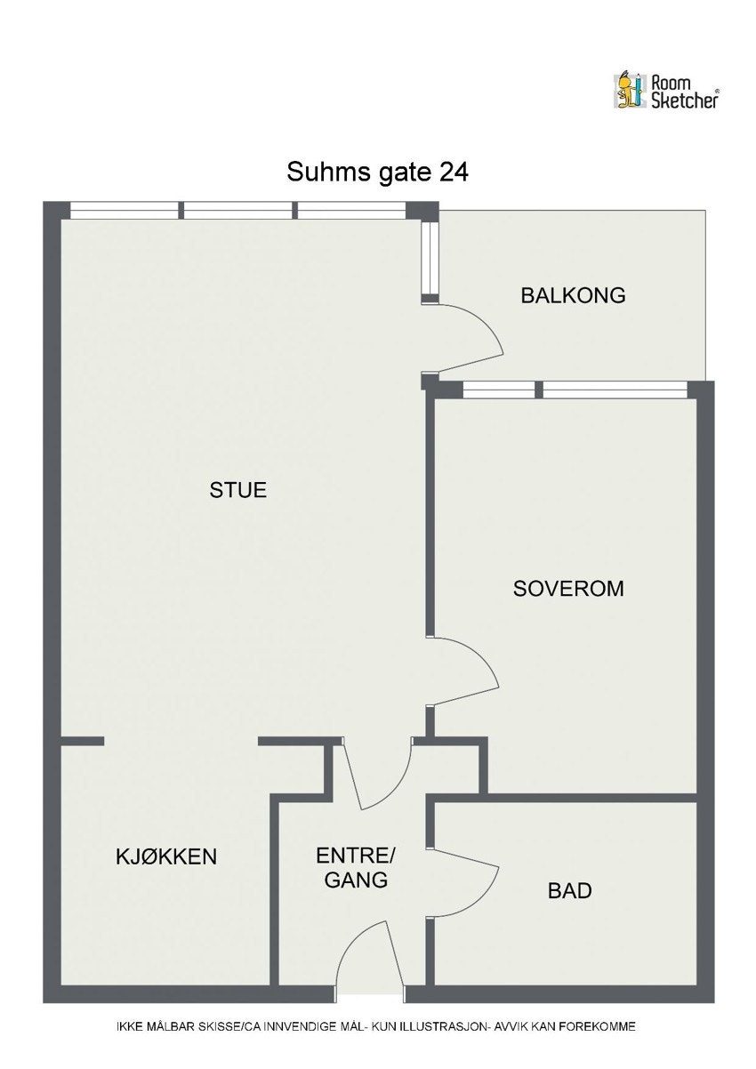 Planskisse Galleribilde