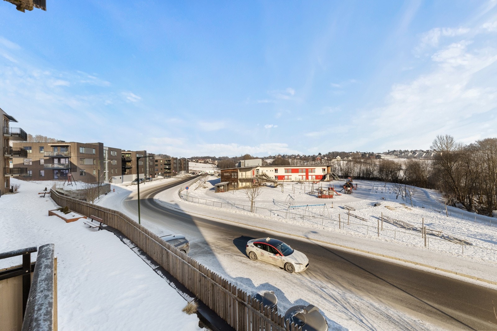Utsikt fra balkongen. Galleribilde