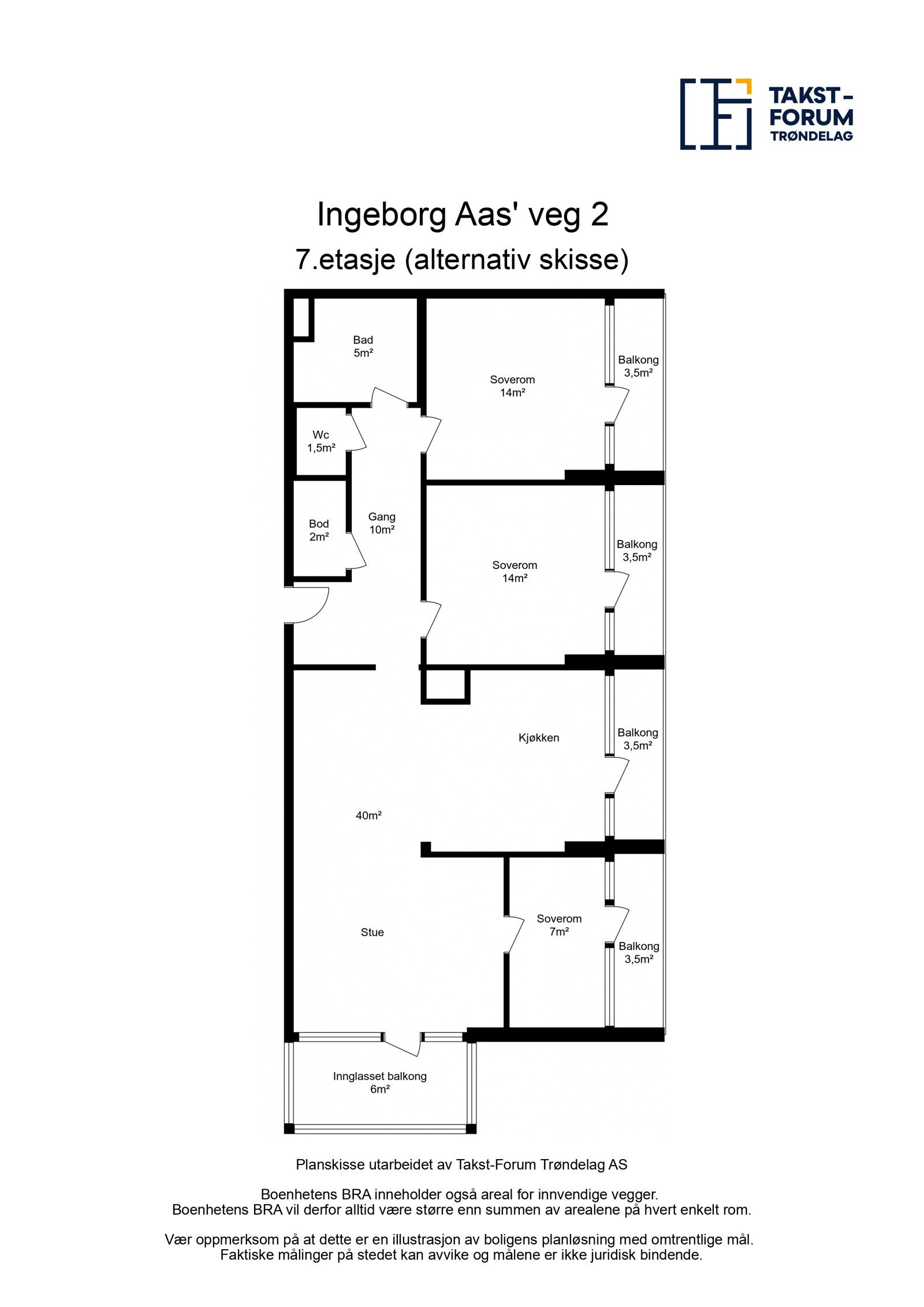 Opprinnelig plantegning, med et ekstra soverom ved stuen. Galleribilde