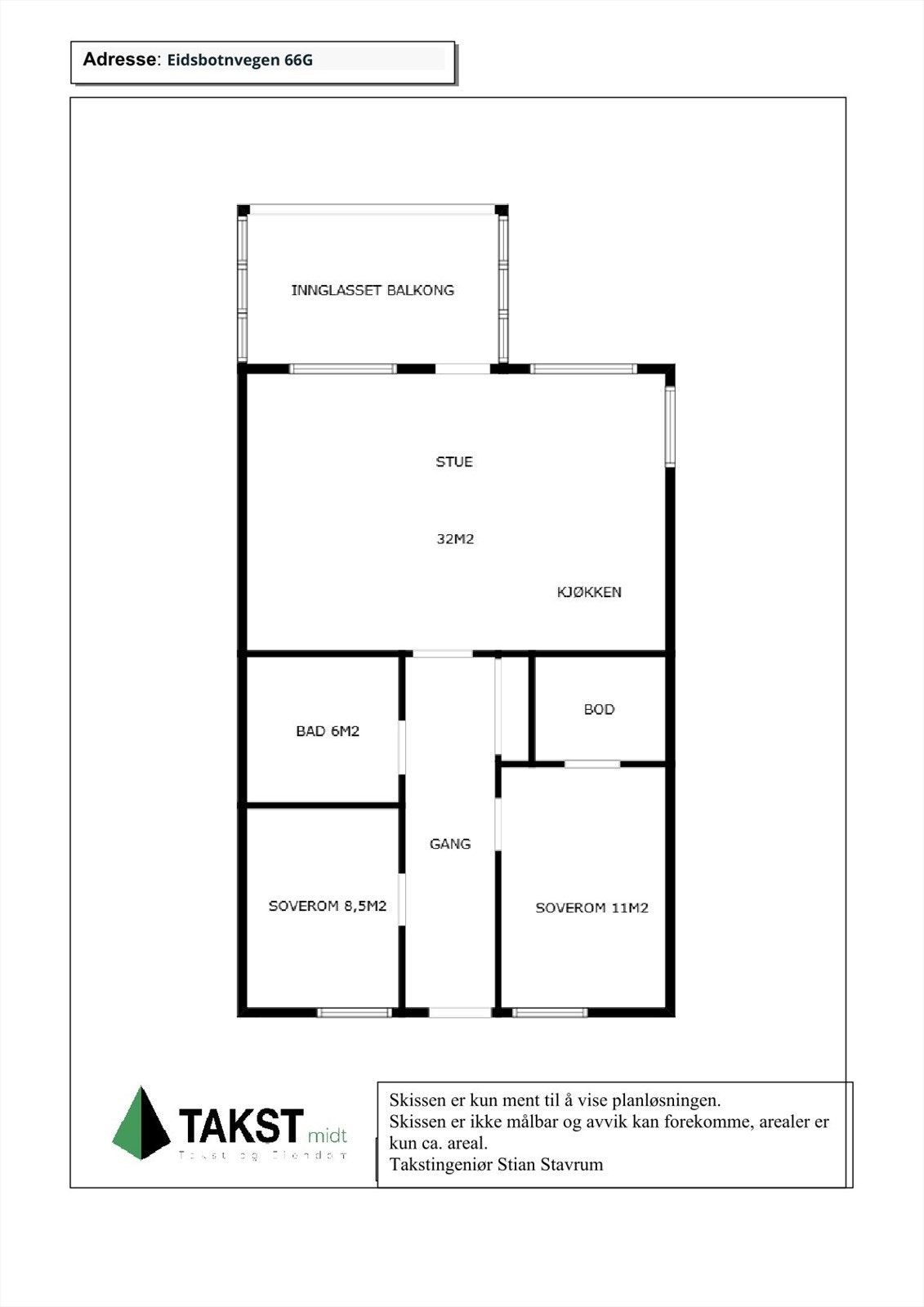 Plantegning Galleribilde