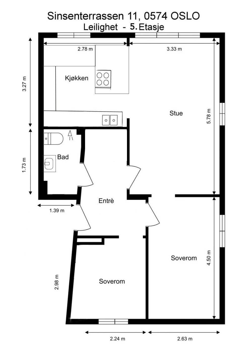 Planskisse. Galleribilde