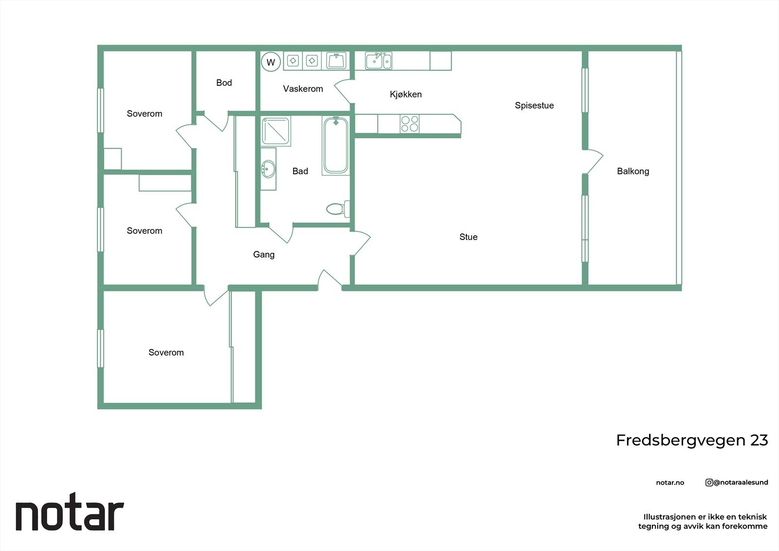 Plantegning Galleribilde