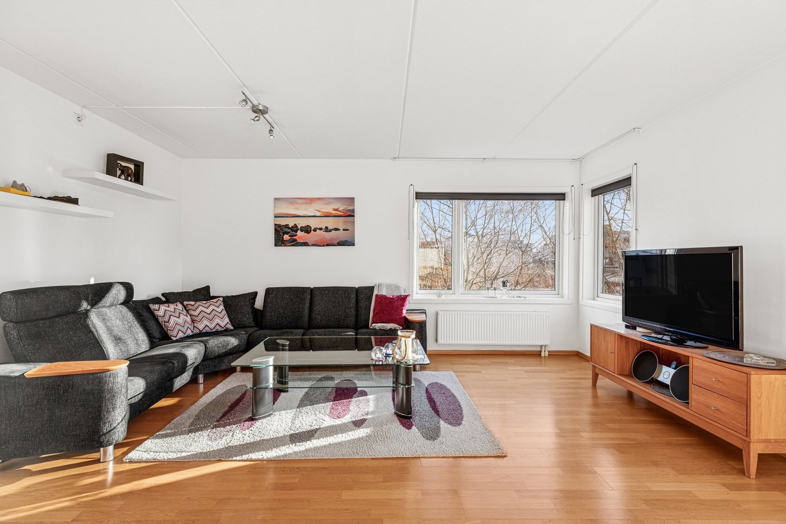 Leiligheten er enkel å innrede. Galleribilde