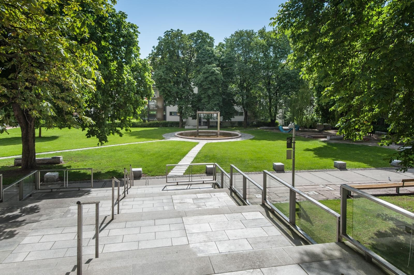 Pilestredet Park på sommerstid. Galleribilde