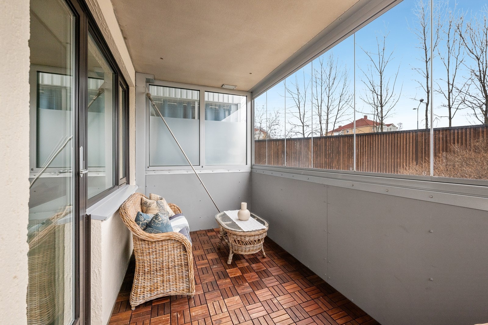 Har man behov for ekstra lagering vil balkongen være et godt alternativ. Galleribilde