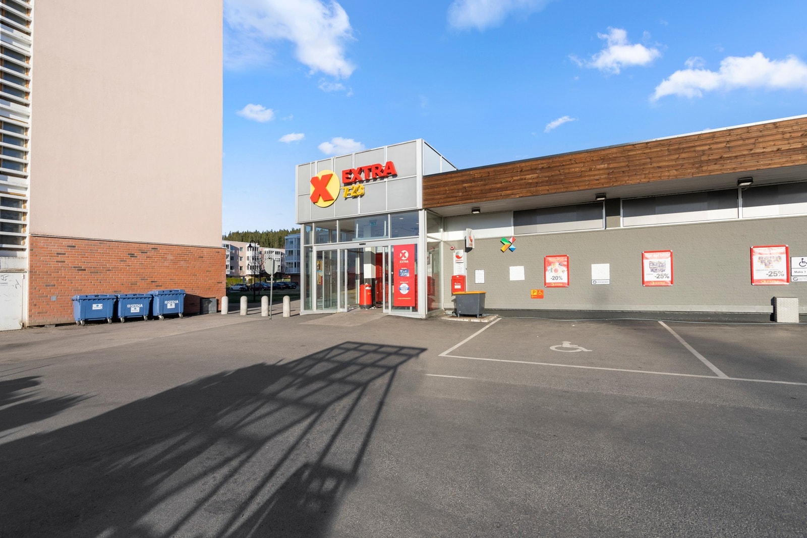 Coop Extra i umiddelbar nærhet. Galleribilde