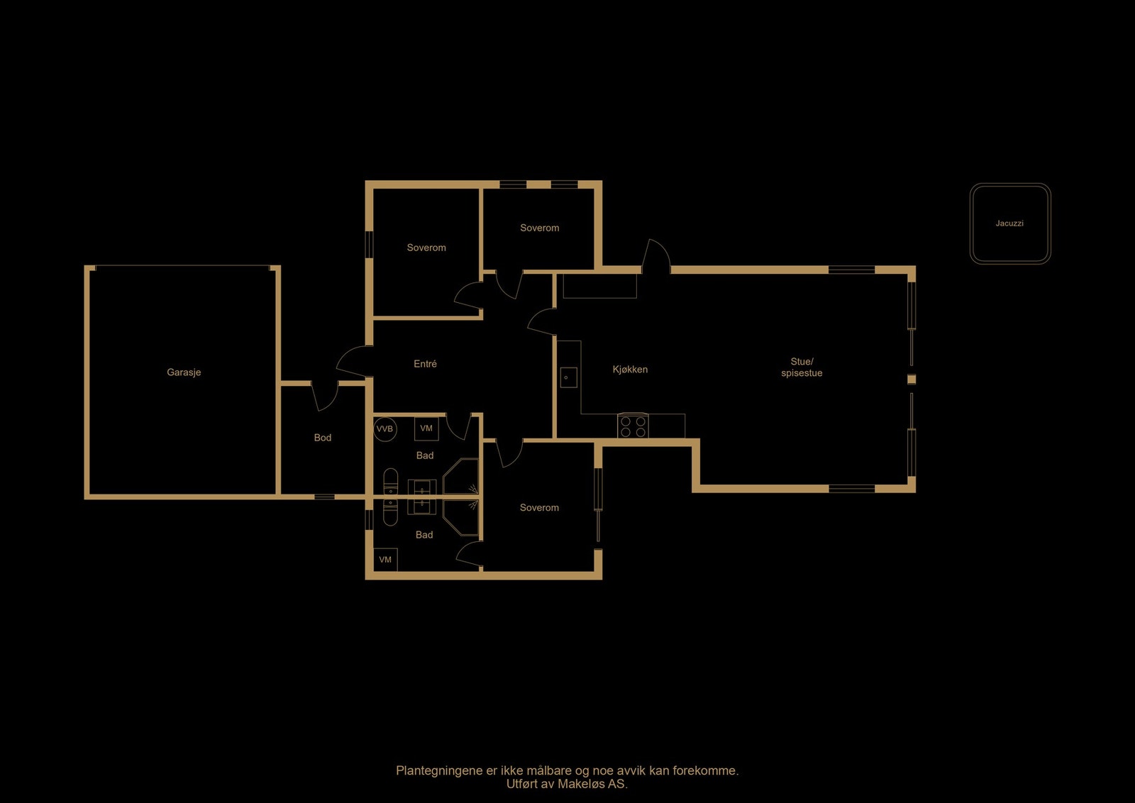 Plantegning (illustrasjon - avvik kan forekomme) Galleribilde