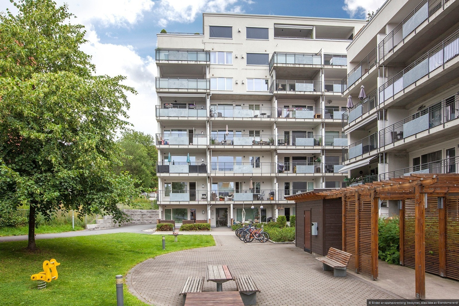 Fellesarealene er pent opparbeidet. Galleribilde