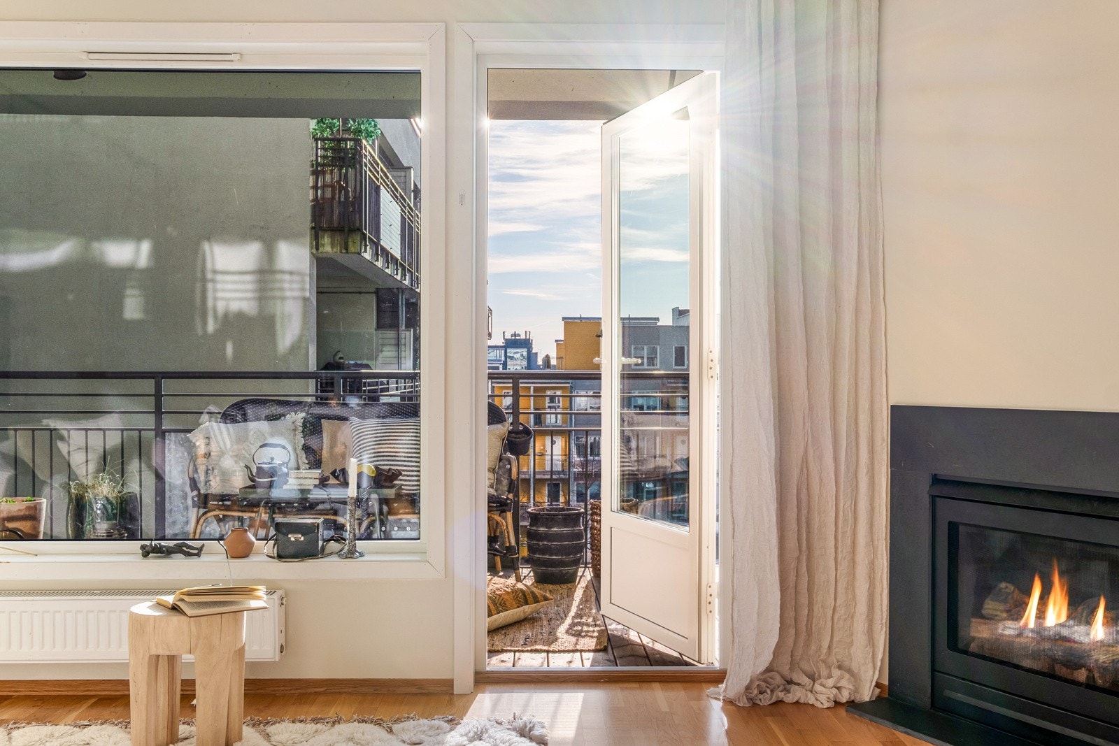 Utenfor stuen er det en balkong på c. 11 kvm. Galleribilde