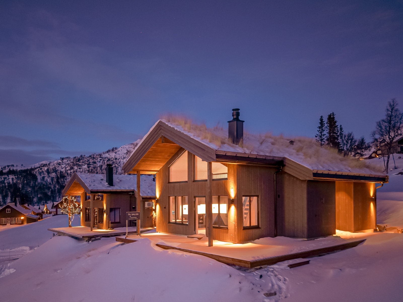 hyttemodell - Smarte 85 kveldsbilde Galleribilde