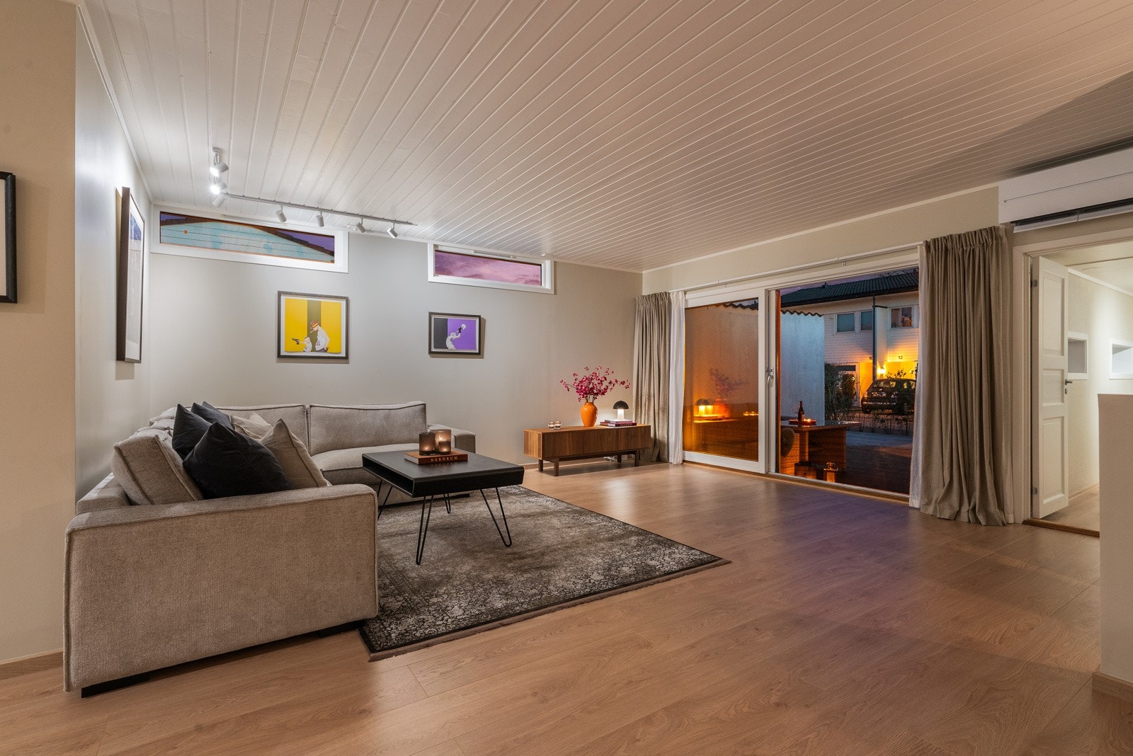 Kveldsbilde | Stue- og kjøkken Galleribilde