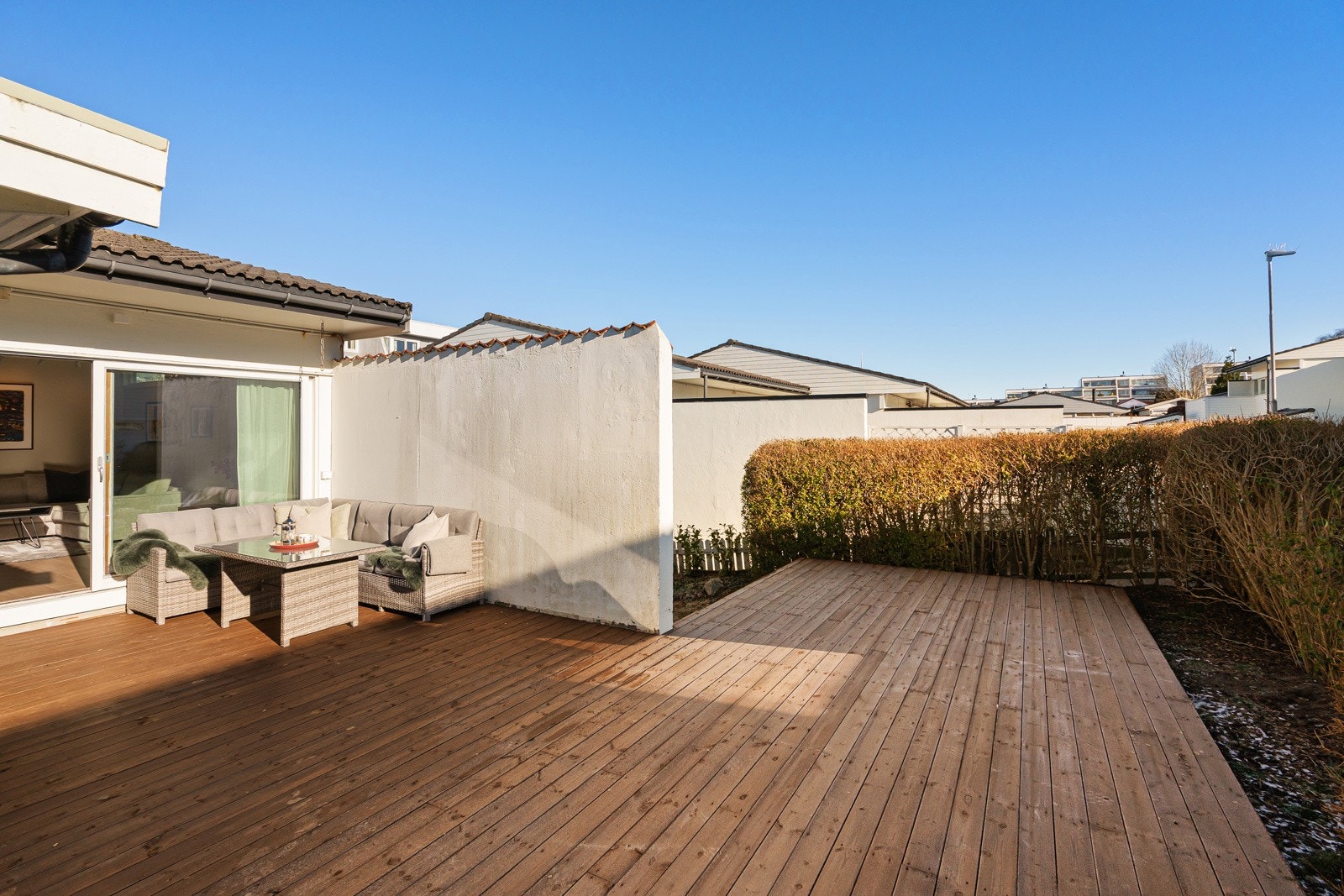 Her kan man nyte varme sommerdager med venner eller familie på besøk. Galleribilde