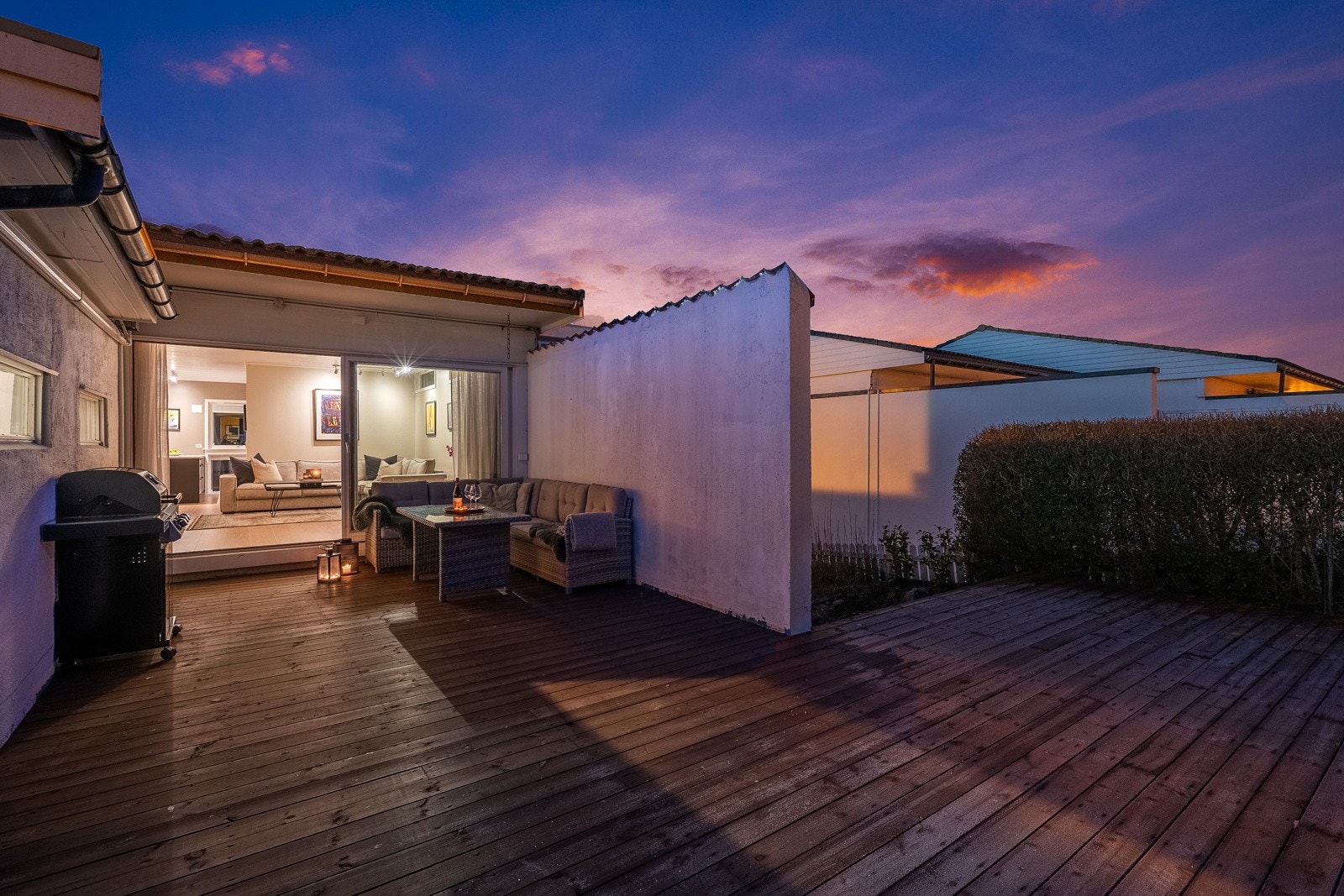 Kveldsbilde | Terrasse Galleribilde