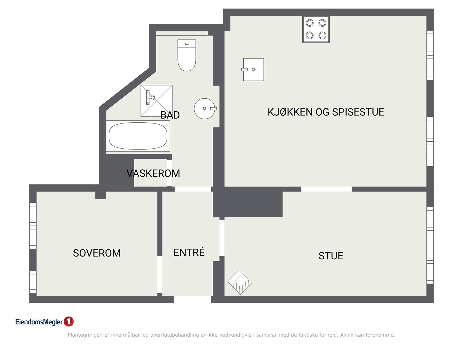 Plantegning. Galleribilde