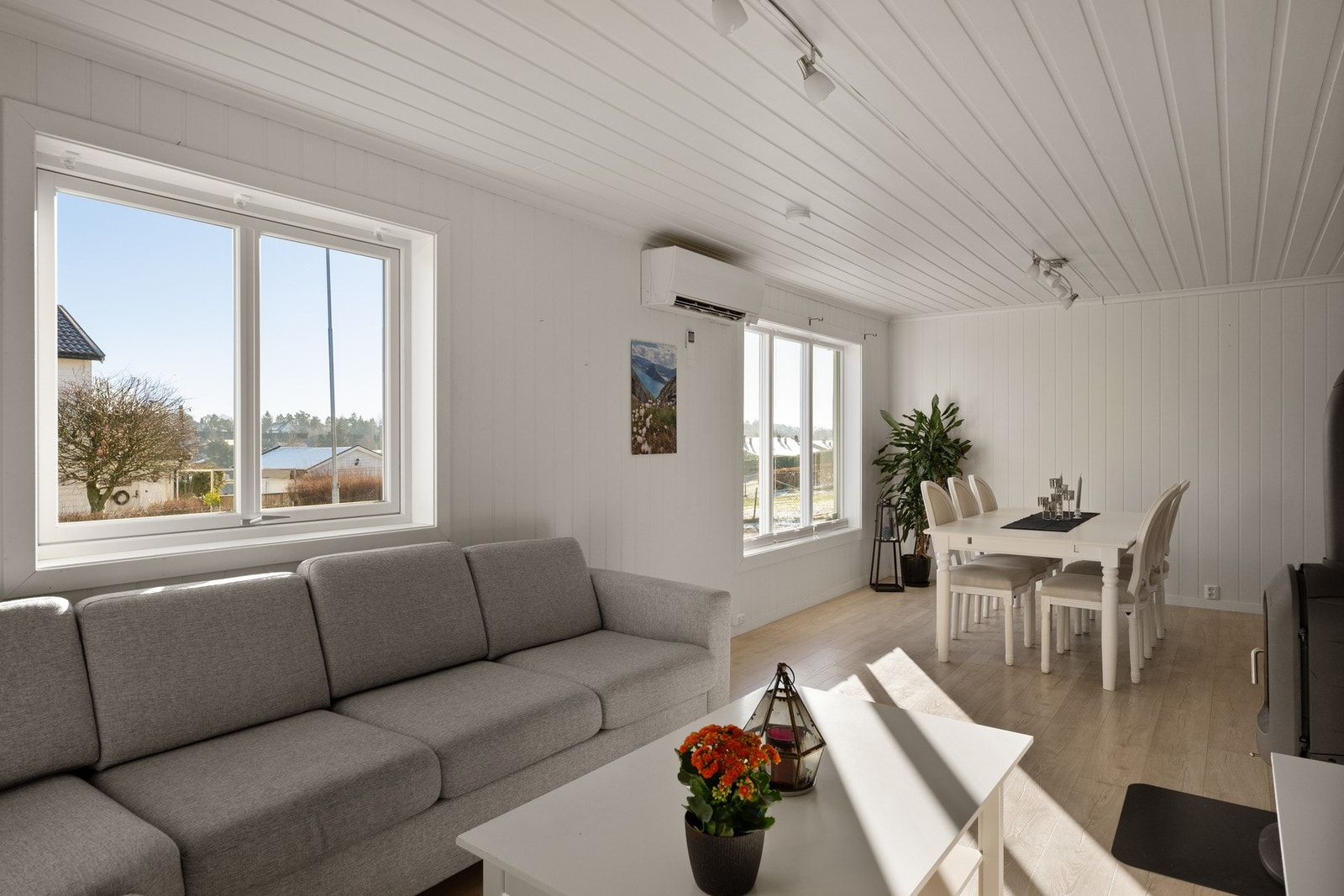 Varmepumpen er fra 2018. Galleribilde