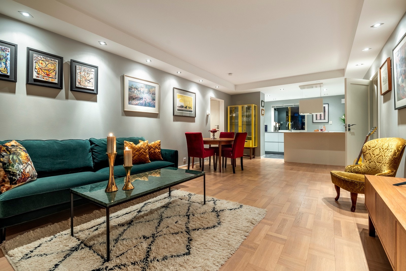 Lekker 3-roms leilighet med vestvendt balkong Galleribilde