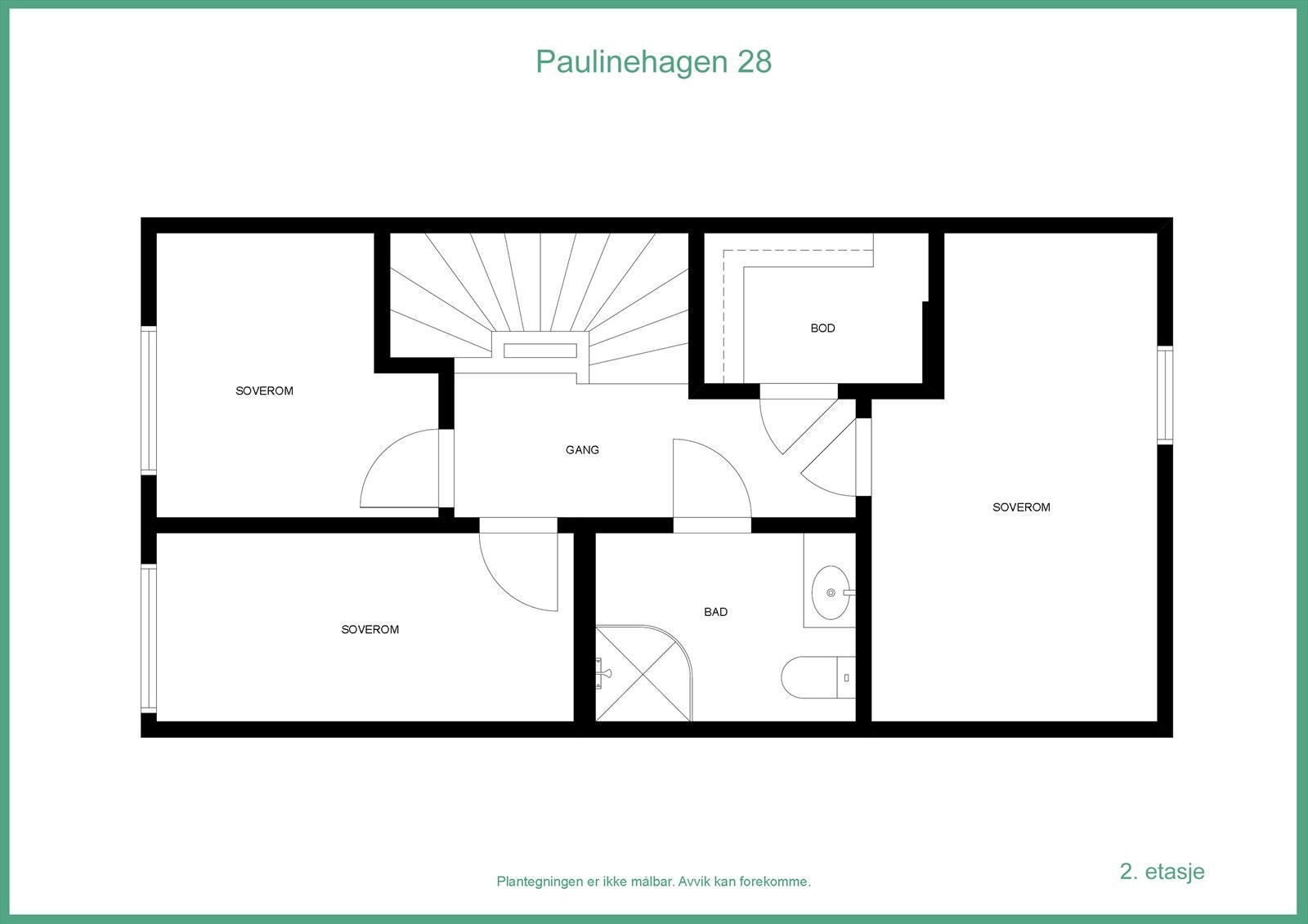 Plantegning Galleribilde
