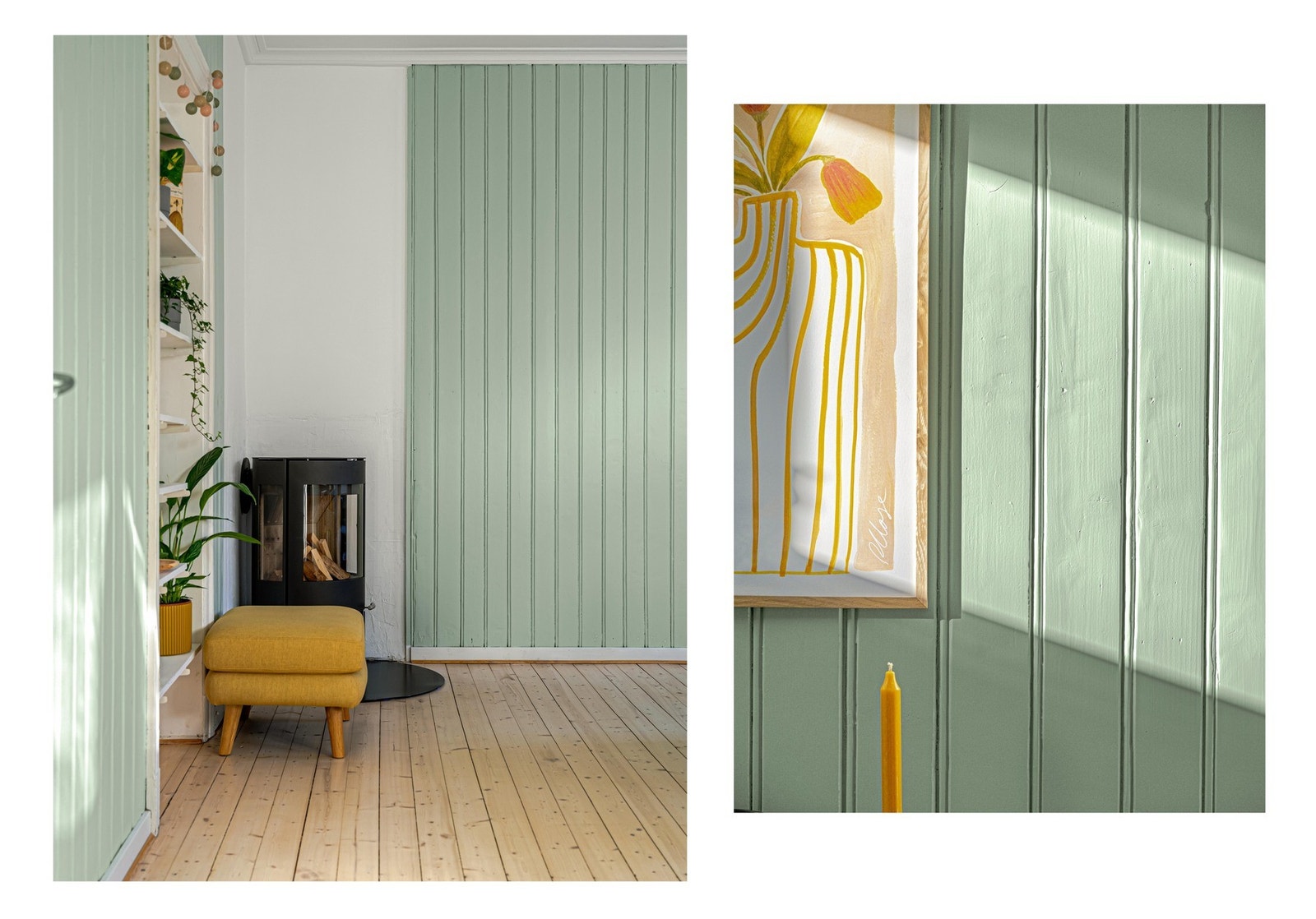 Nå som du har fått orientert deg, starter vi i stuen. Galleribilde