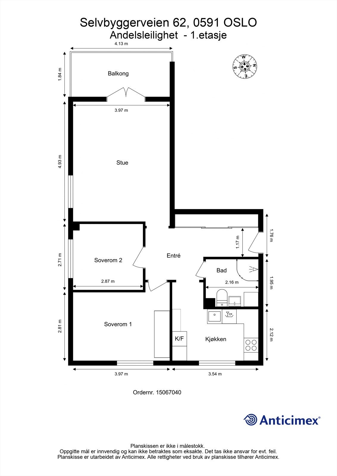 Plantegning Galleribilde