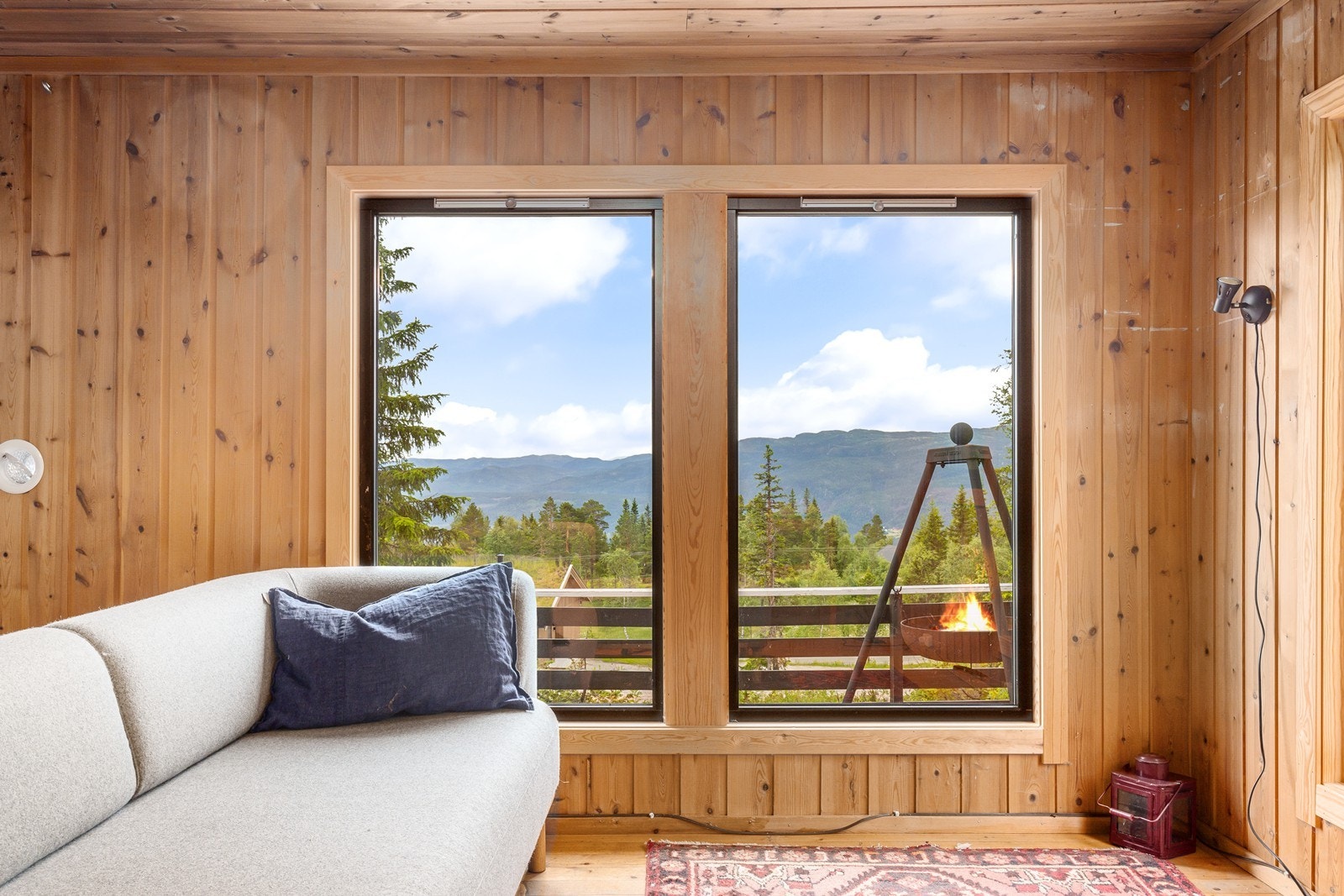 Flott utsikt ut over området Galleribilde