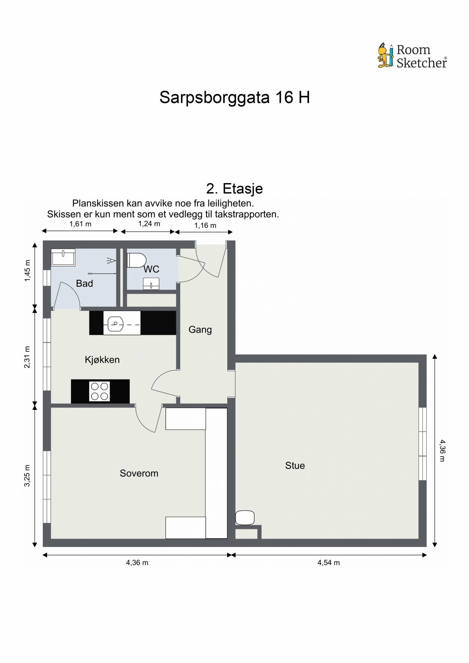 Plantegning Galleribilde