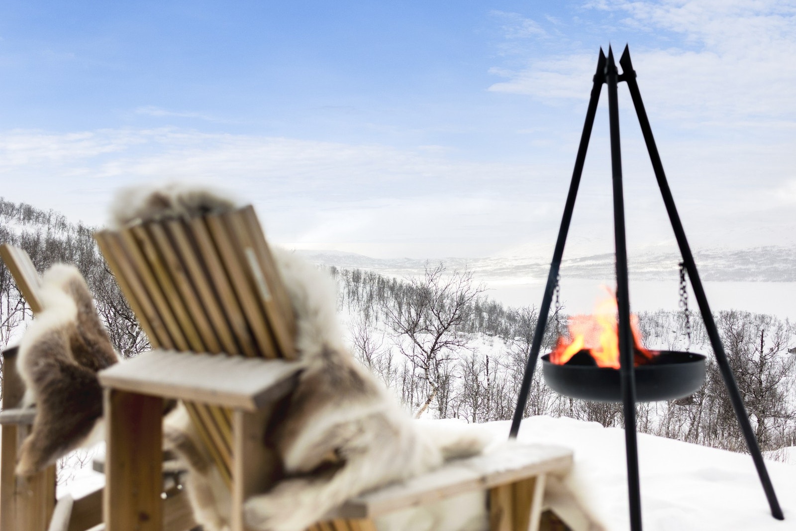 Eiendommen ligger i et etablert hytteområde på Østre Kallvatnet Galleribilde