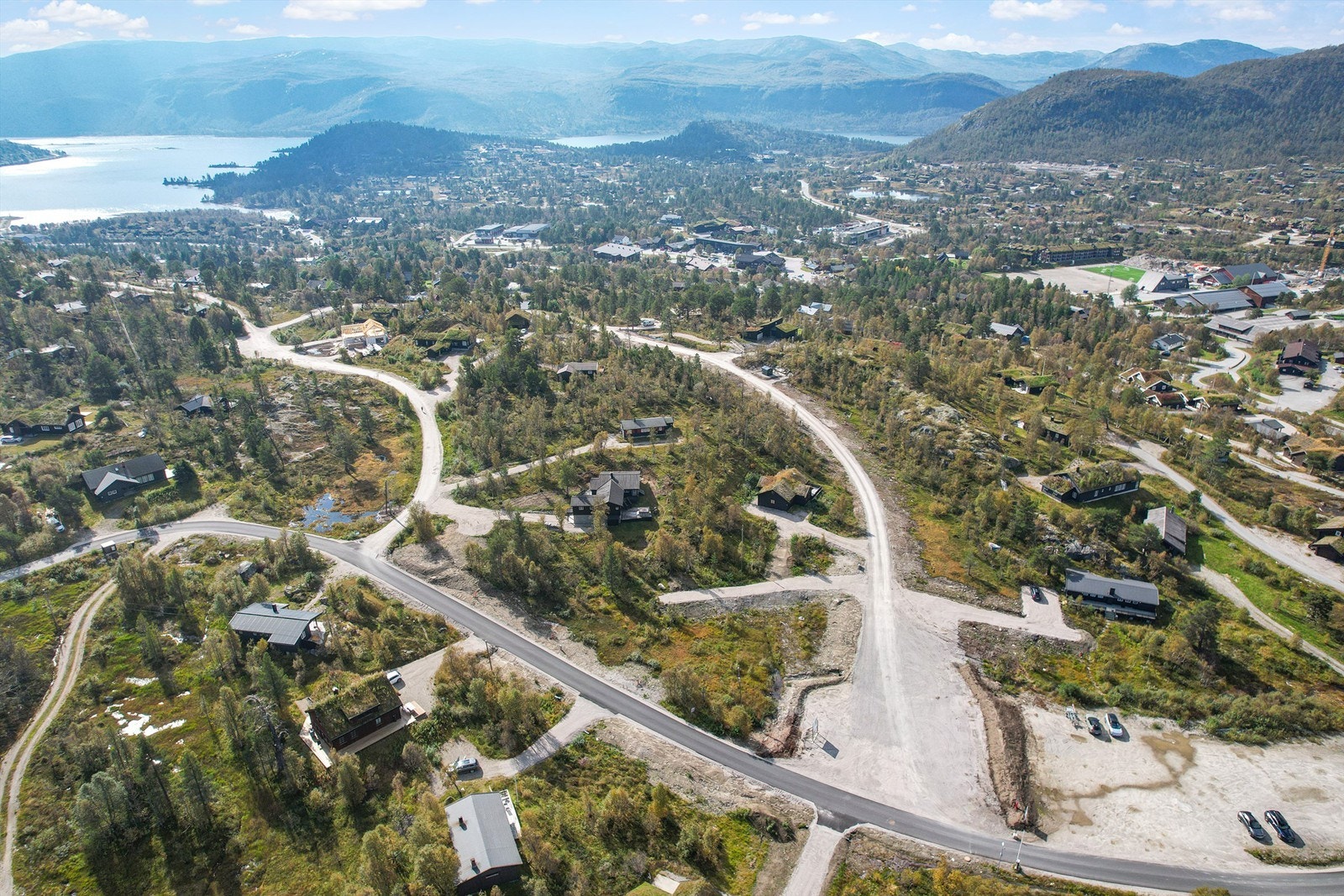 Sentrum og Hartevann. Enden i bakkant. Galleribilde