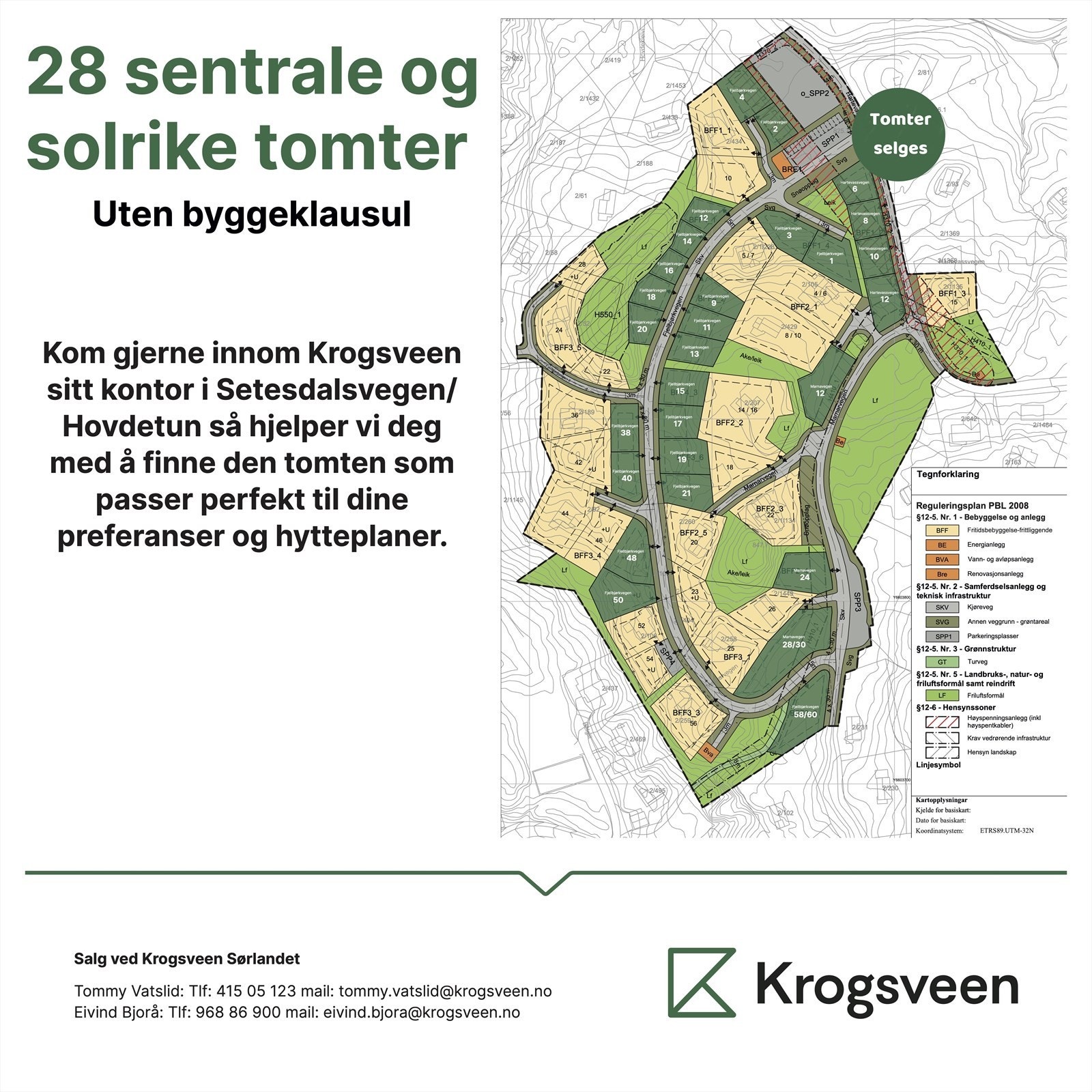 Tomteoversikt Galleribilde