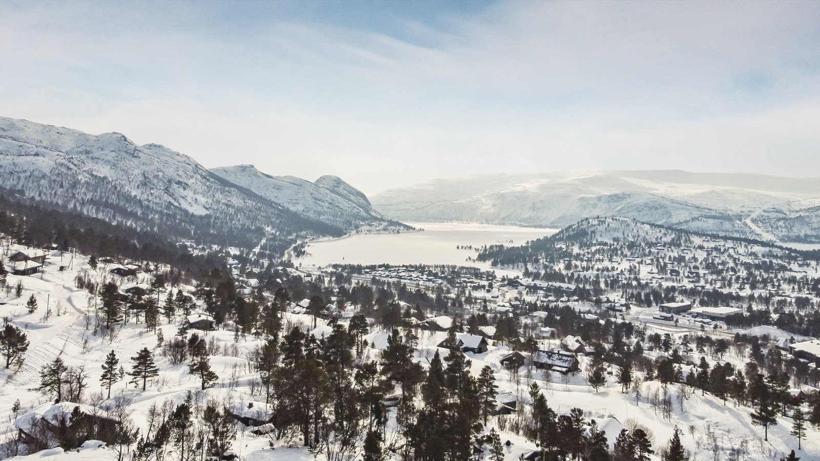 Utsikten mot Hartevann. Galleribilde