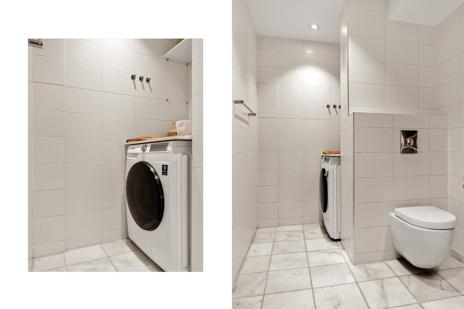 Videre informerer de at badet i 2020 ble ytterligere påkostet med nymalt himling, dusjhode og speil. Fuktstyrt avtrekksvifte og fem LED spotter med ny dimmer fra 2023. Galleribilde
