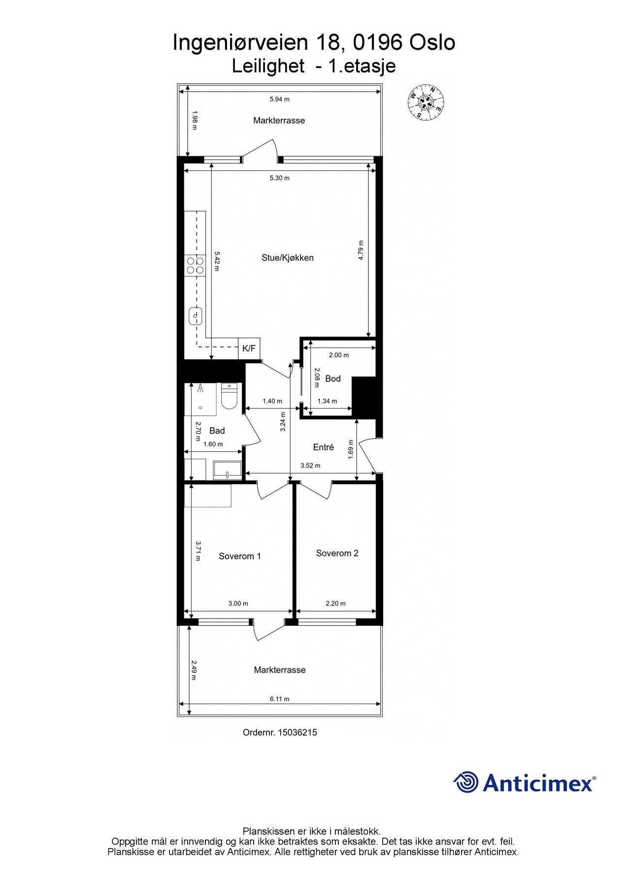 Plantegning Galleribilde