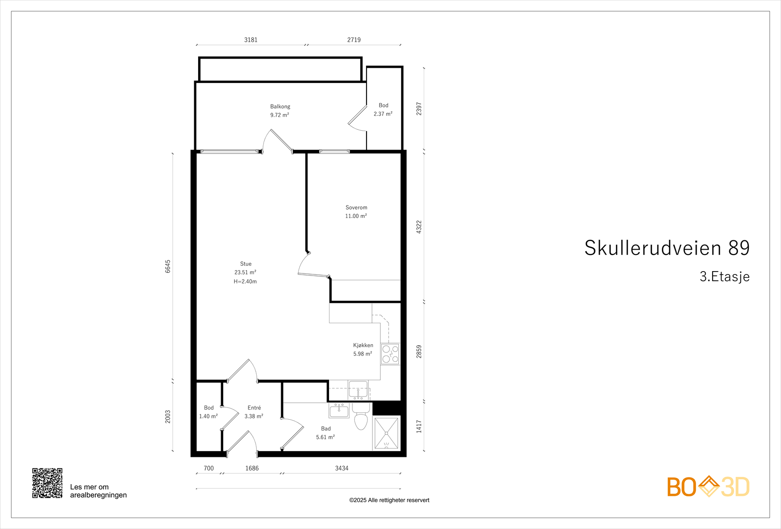 Plantegning Galleribilde