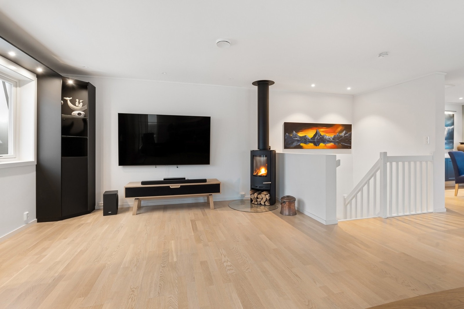 Den åpne løsninger gir mye muligheter til å innrede det til dine ønsker. Galleribilde