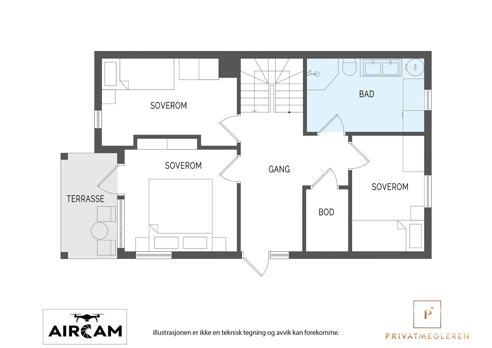 Plantegning 1. etasje. Galleribilde