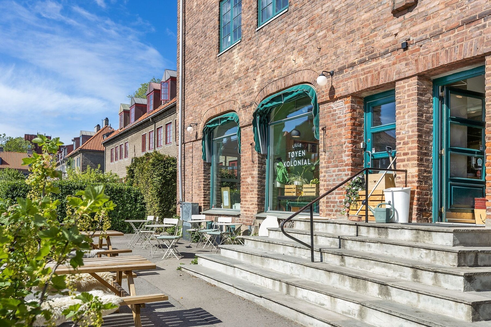 På tøyen finner du en rekke sjarmerende serveringssteder. Galleribilde